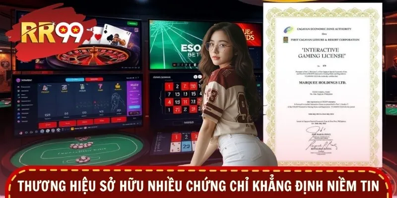 Thương hiệu sở hữu nhiều chứng chỉ khẳng định niềm tin